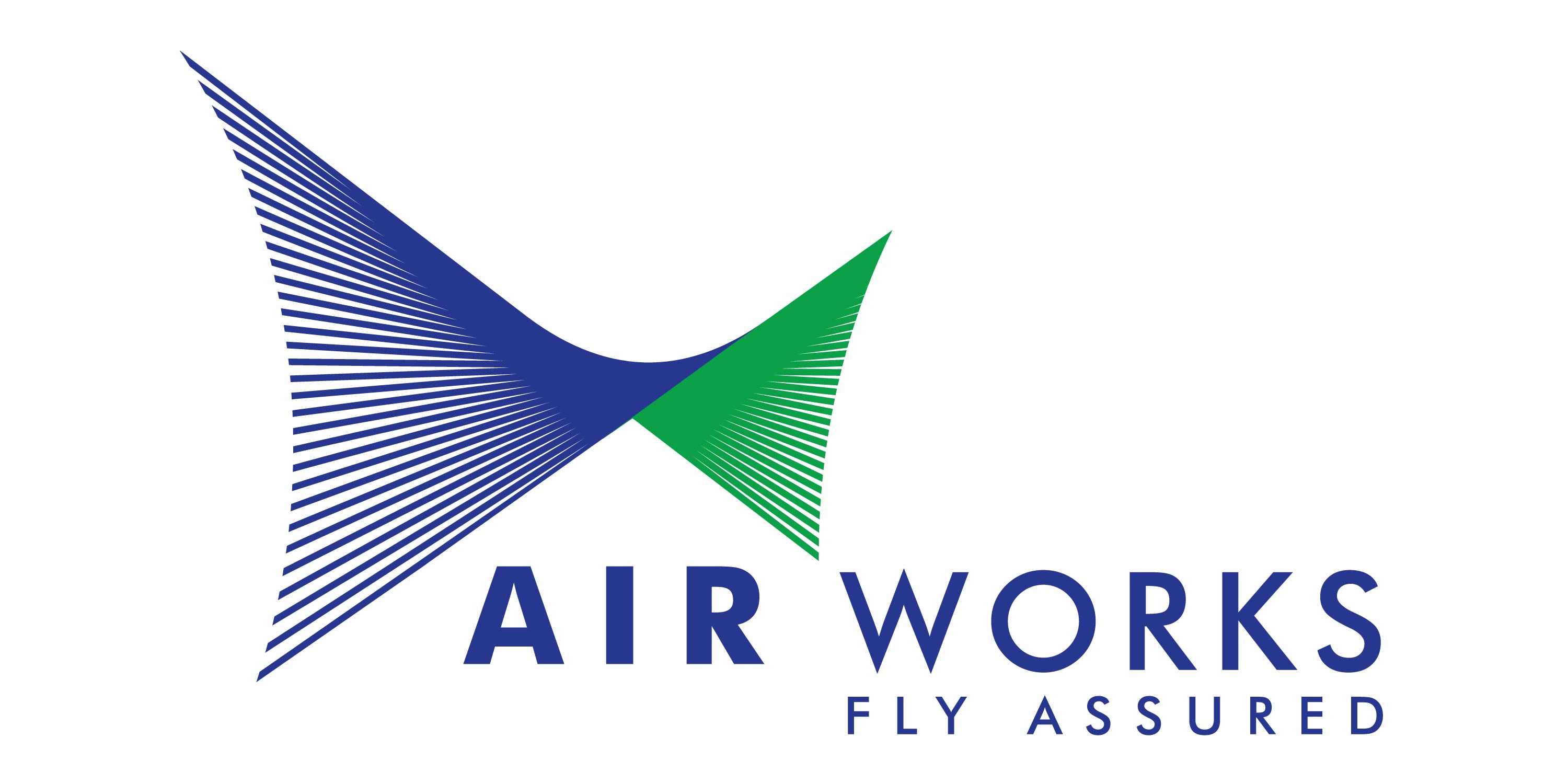 Air Works航空公司使用新品牌標志設計刷新品牌標識