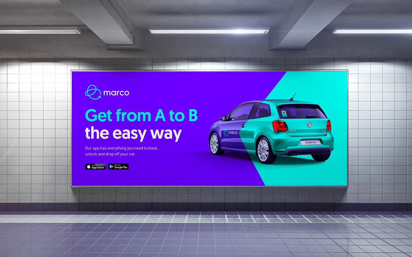 無障礙汽車共享平臺Marco品牌形象設計