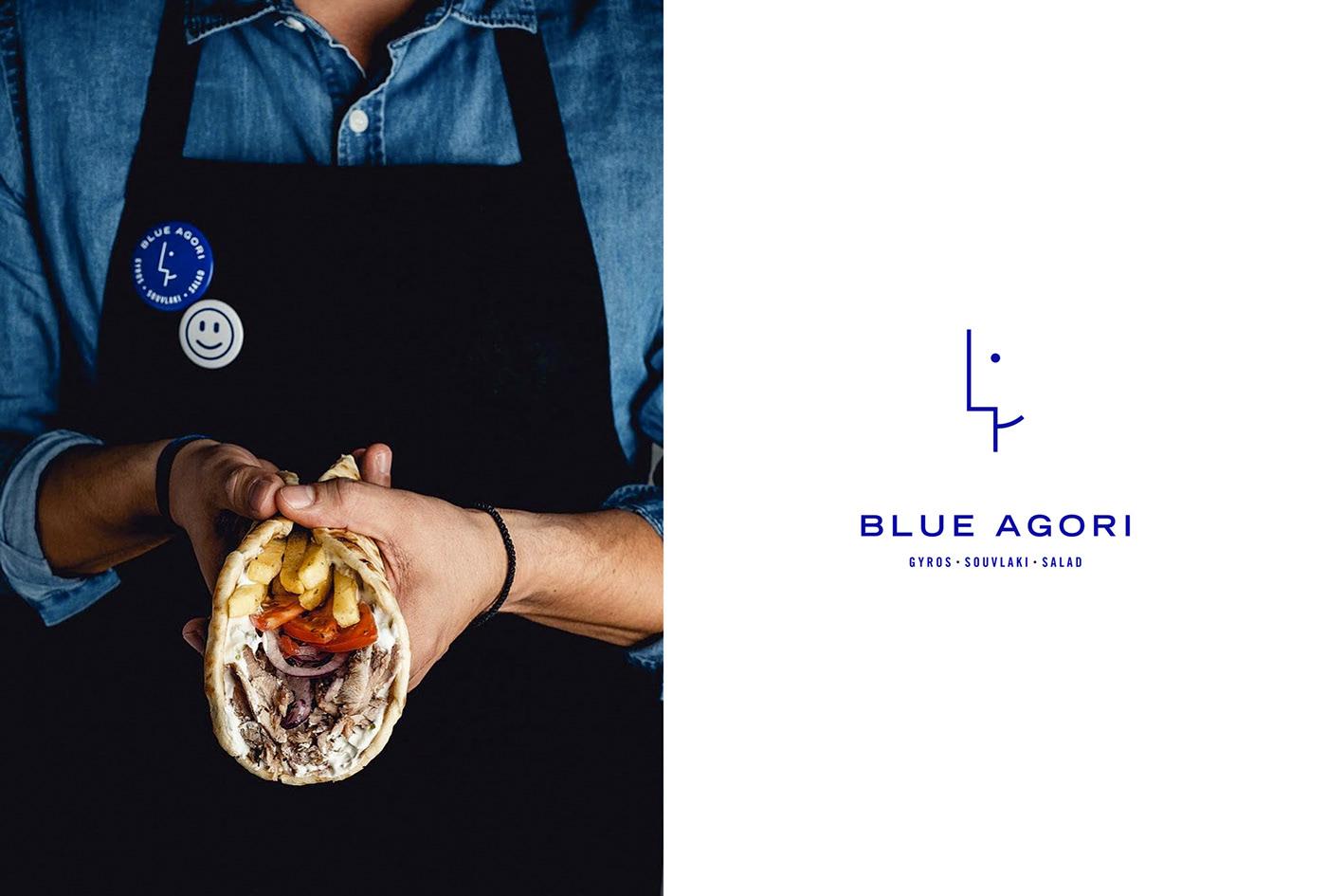 BLUEA AGORI美食吧VI形象設計