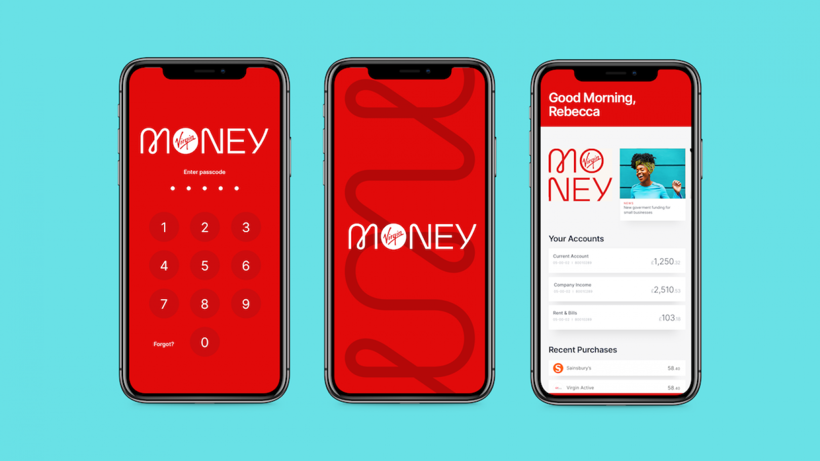 金融行業(yè)Virgin MoneyVI設(shè)計(jì)