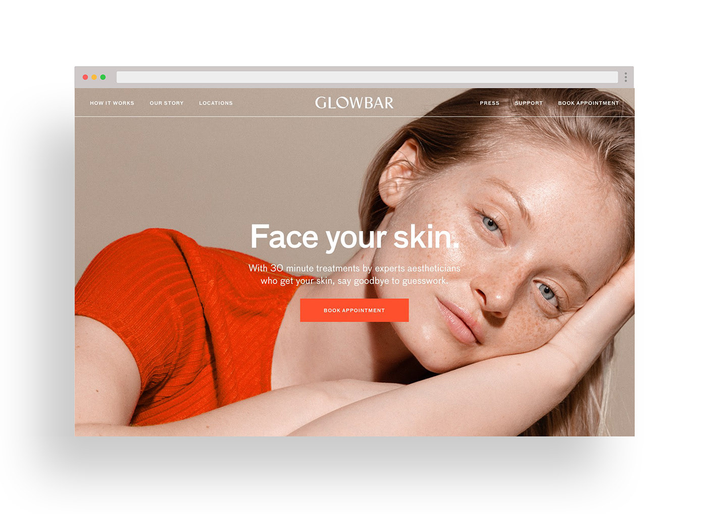 Glowbar護理店品牌形象設計
