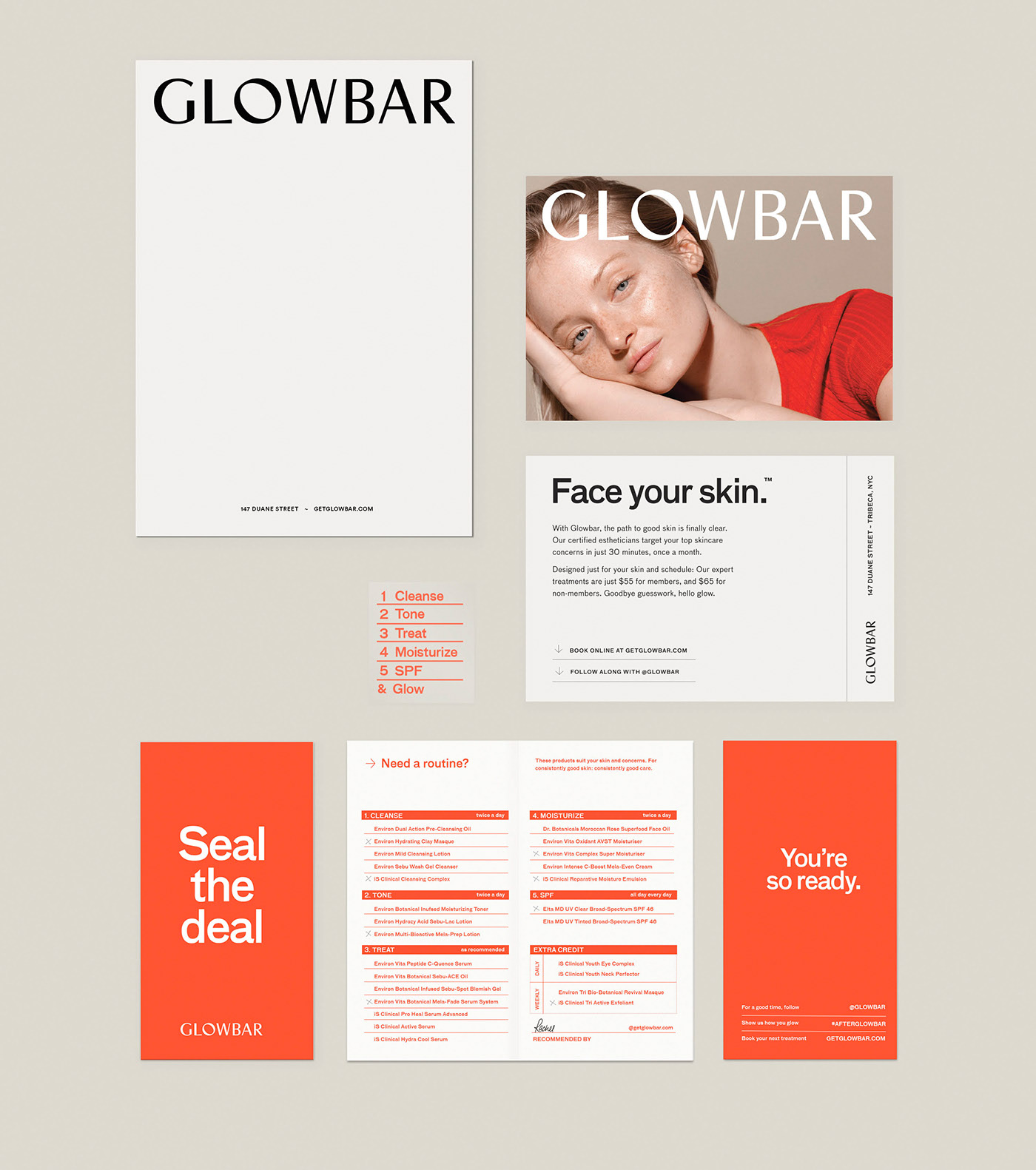 Glowbar護理店品牌形象設計