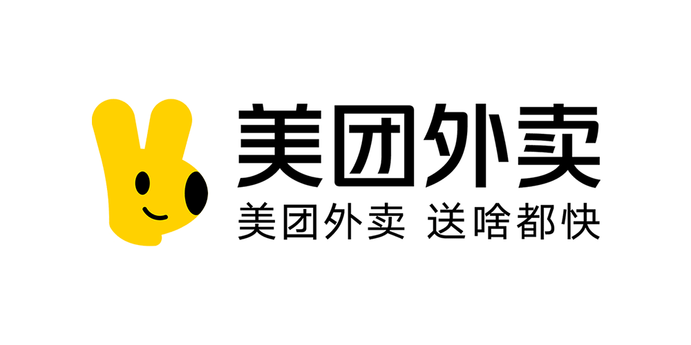 美團外賣新LOGO組合 