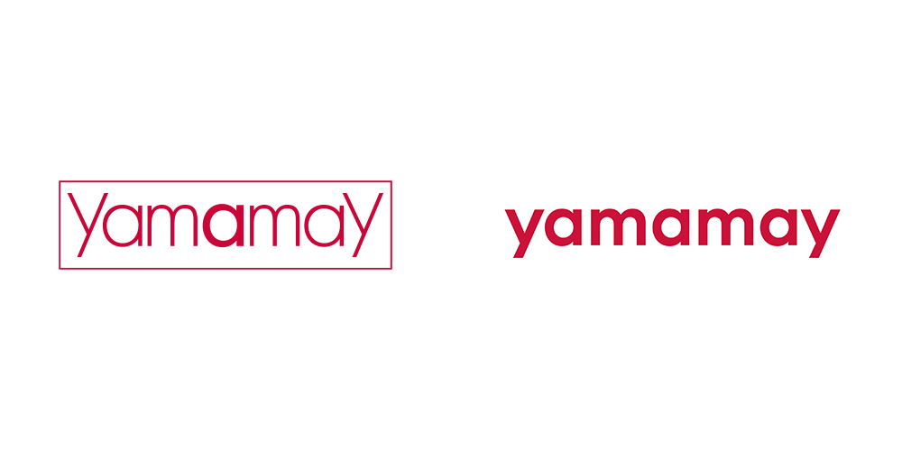 Yamamay 品牌標志之前和之后