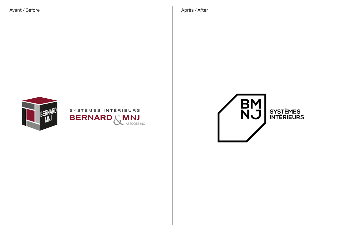 BMNJ 品牌LOGO新舊對比