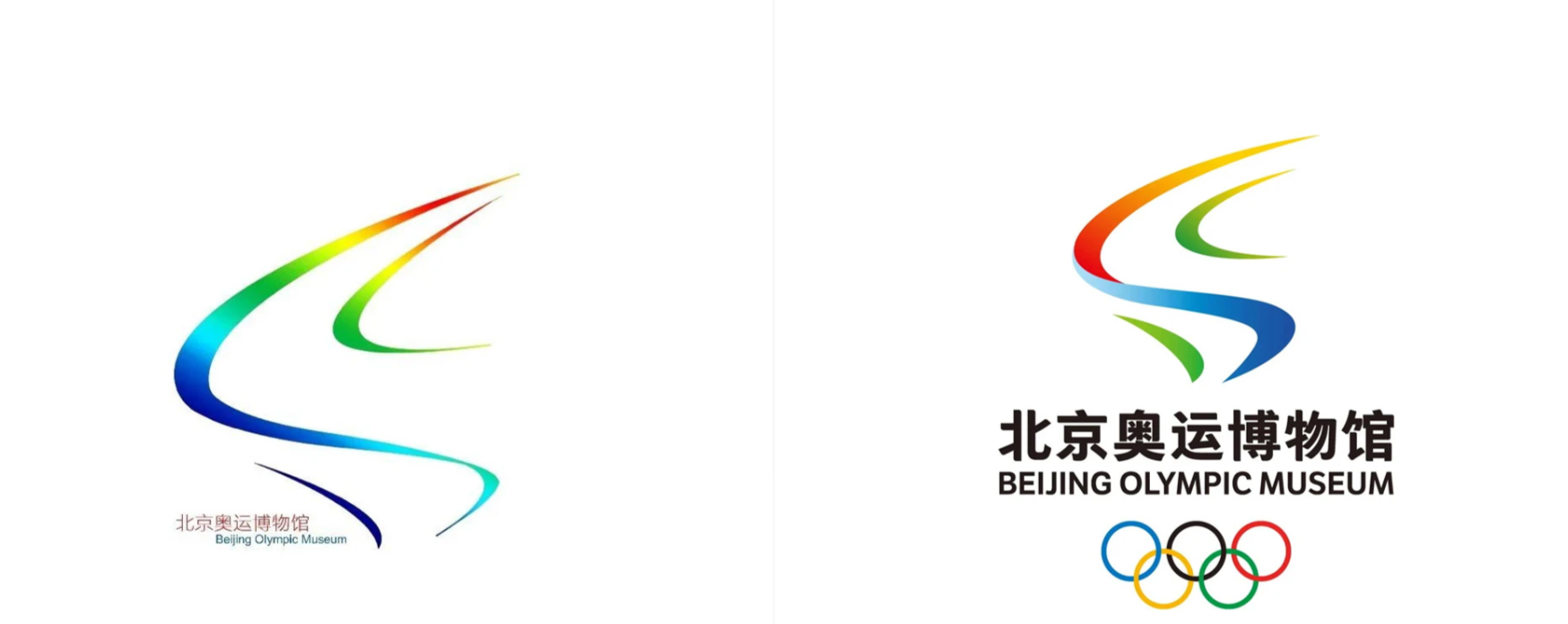 北京奧運博物館LOGO新舊對比